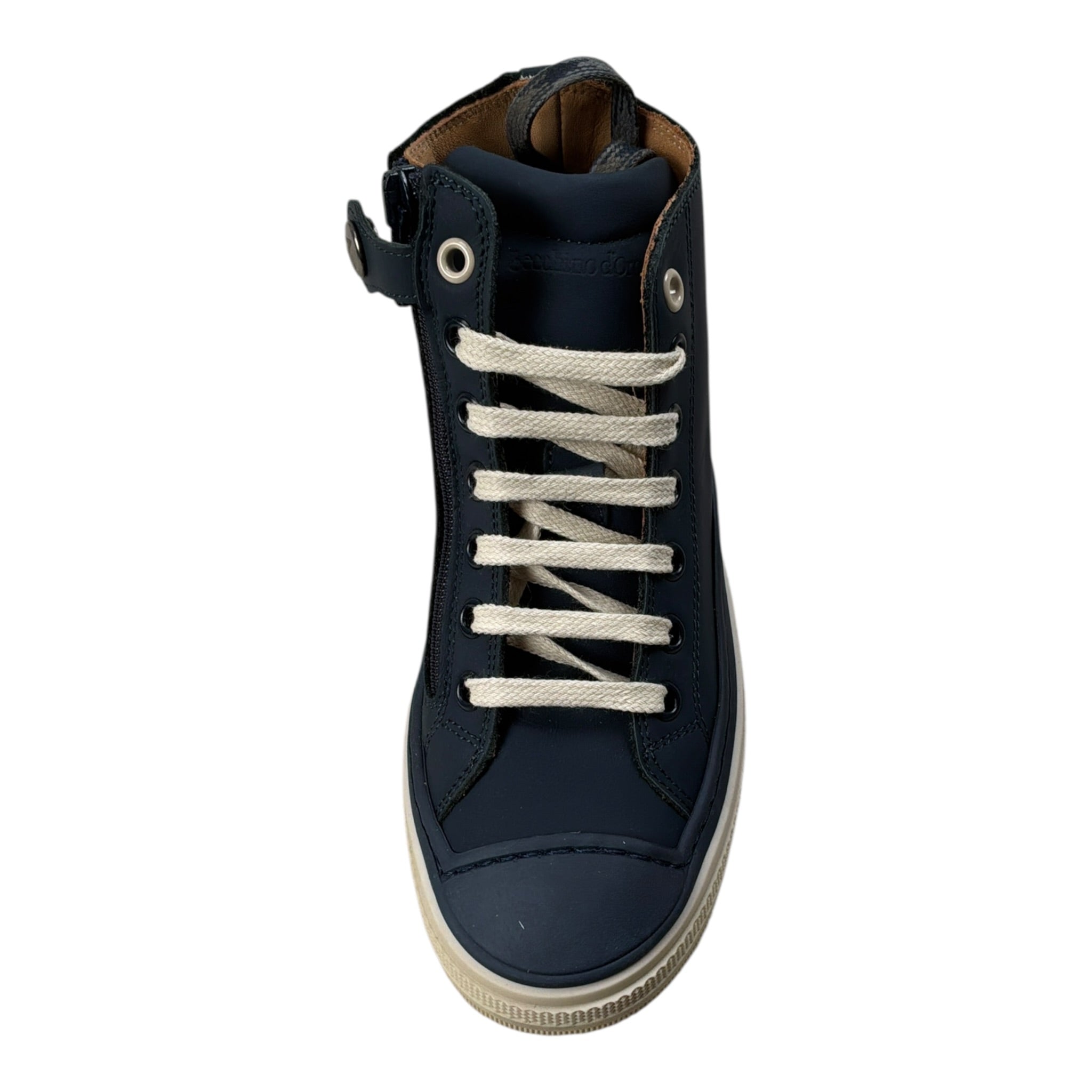 Zecchino D'Oro Sneakers tinta unita con Zip Blu per Neonato F134303N BLU ZECCHINO D'ORO 