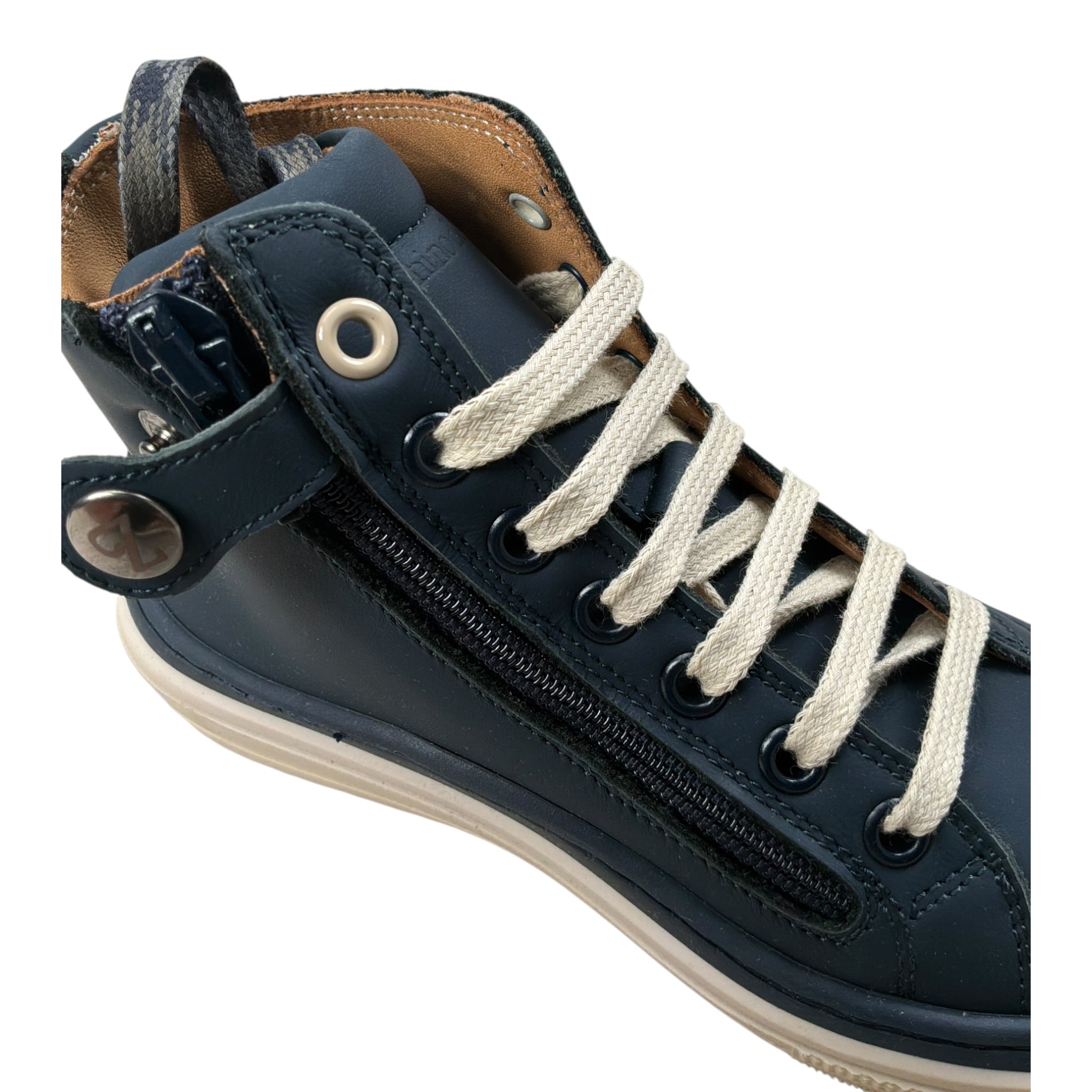 Zecchino D'Oro Sneakers tinta unita con Zip Blu per Neonato F134303N BLU ZECCHINO D'ORO 