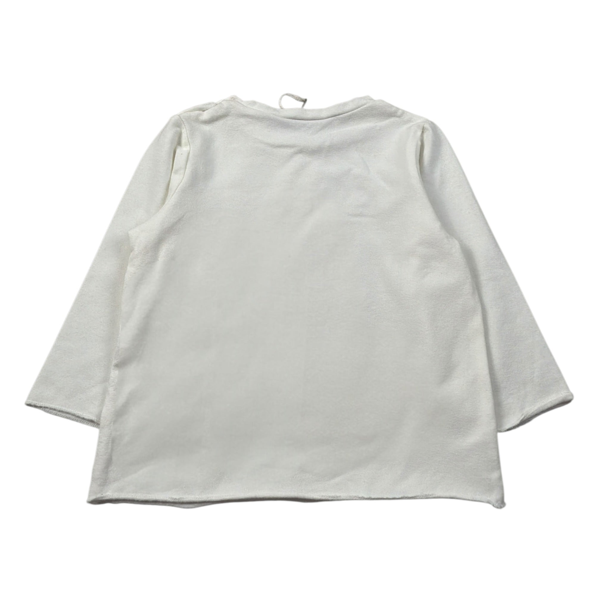 Zero Ampere Shirt Girocollo tinta unita con Stampa Panna per Neonato WILDE PANNA ZERO AMPERE 