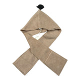 Zhoe & Tobiah Cappello con Sciarpa tinta unita Beige per Bambino WRM13 BEIGE ZHOE & TOBIAH 
