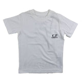 C.P. Company T-Shirt Girocollo Tinta Unita Con Stampa Logo