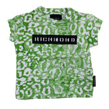 John Richmond T-Shirt Stampa Fantasia Girocollo Con Logo