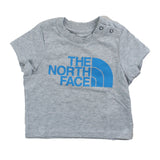 The North Face T-Shirt Girocollo Tinta Unita Con Stampa Logo In Contrasto