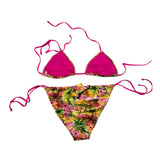 4Giveness Costume 2 Pezzi Triangolo-Slip per Bambina 125GBWBK5252 GIALLO 4GIVENESS 
