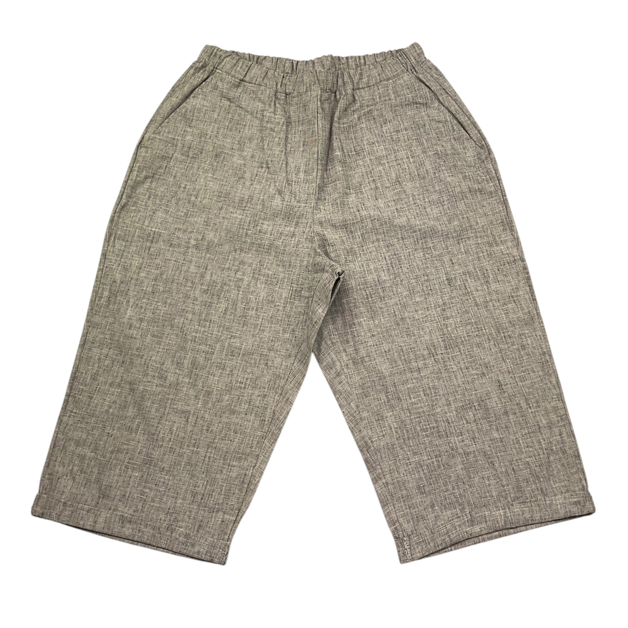 @Madilly Bermuda Tinta Unita con Elastico In Vita per Bambino MONACO GRIGIO @MADILLY 