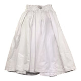 @Madilly Gonna Tinta Unita con Elastico In Vita per Bambina NIZZA BIANCO @MADILLY 