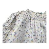A' La Page Camicia Tinta Unita con Fantasia Fiori per Neonata AL27X BIANCO A' LA PAGE 