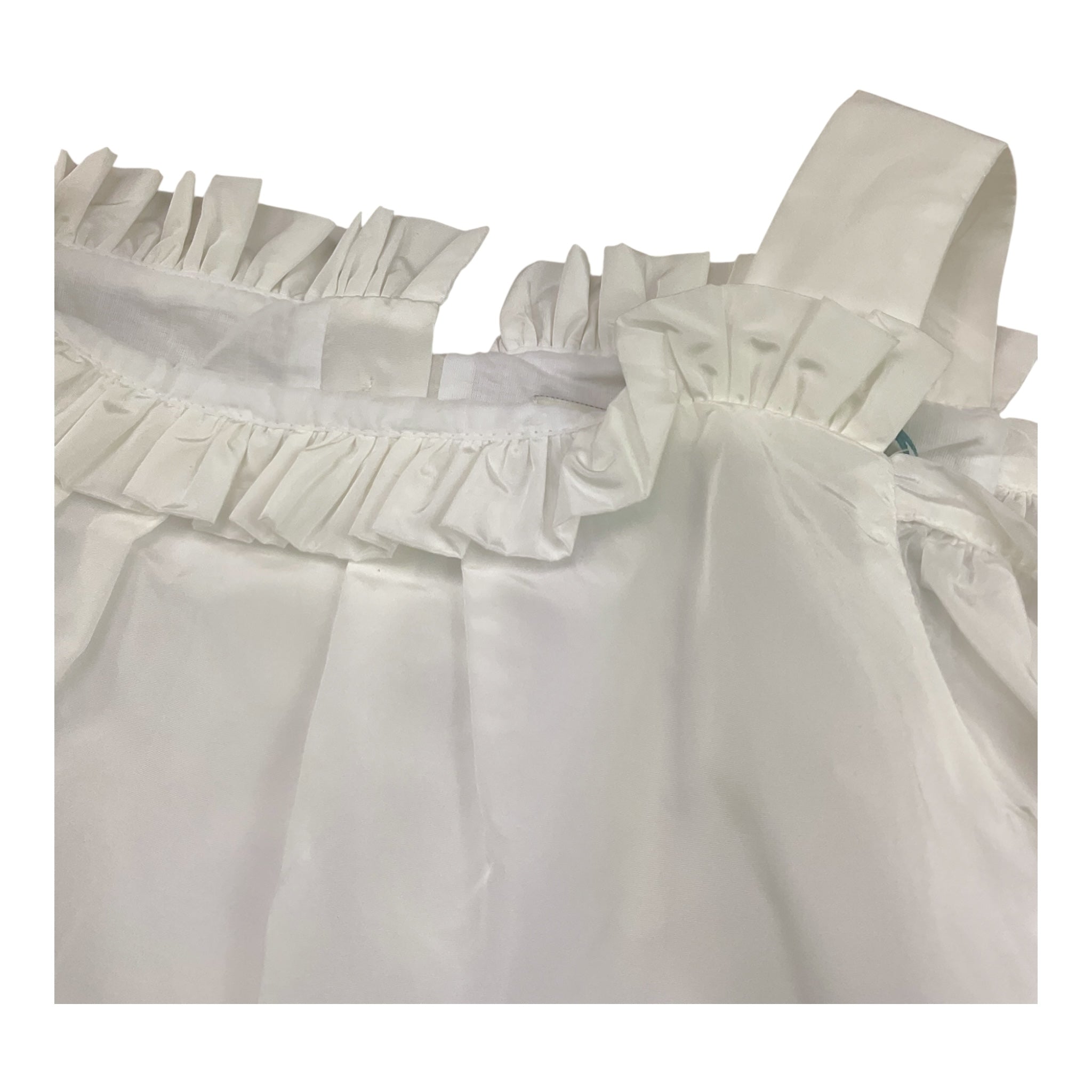 A' La Page Camicia Tinta Unita Modello Top per Bambina ANEMONE BIANCO A' LA PAGE 