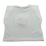 Abel & Lula T-Shirt Girocollo tinta unita con Stampa Panna per Bambina 5140 PANNA ABEL & LULA 
