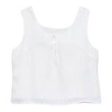 Abel & Lula Camicia Giromanica Tinta Unita per Bambina 5150 BIANCO ABEL & LULA 