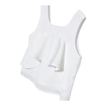 Abel & Lula Camicia Giromanica Tinta Unita per Bambina 5150 BIANCO ABEL & LULA 