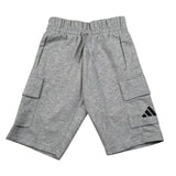 Adidas Bermuda Tinta Unita con Logo per Bambino JE3963 GRIGIO Adidas 