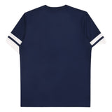 Adidas T-Shirt Girocollo Tinta Unita con Logo per Bambino JJ0053 BLU Adidas 