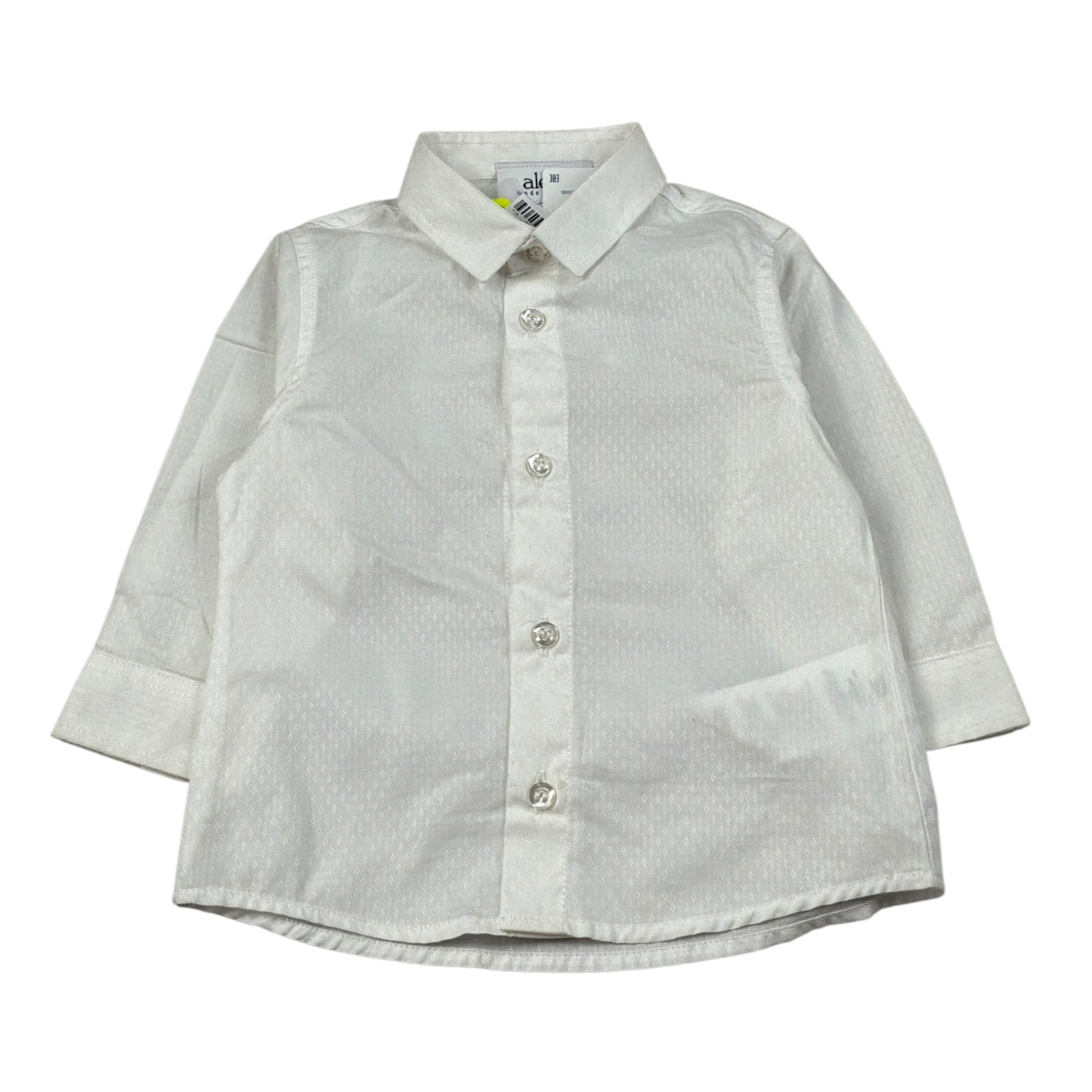 Aletta camicia tinta unita per Neonato MG000421 PANNA ALETTA 
