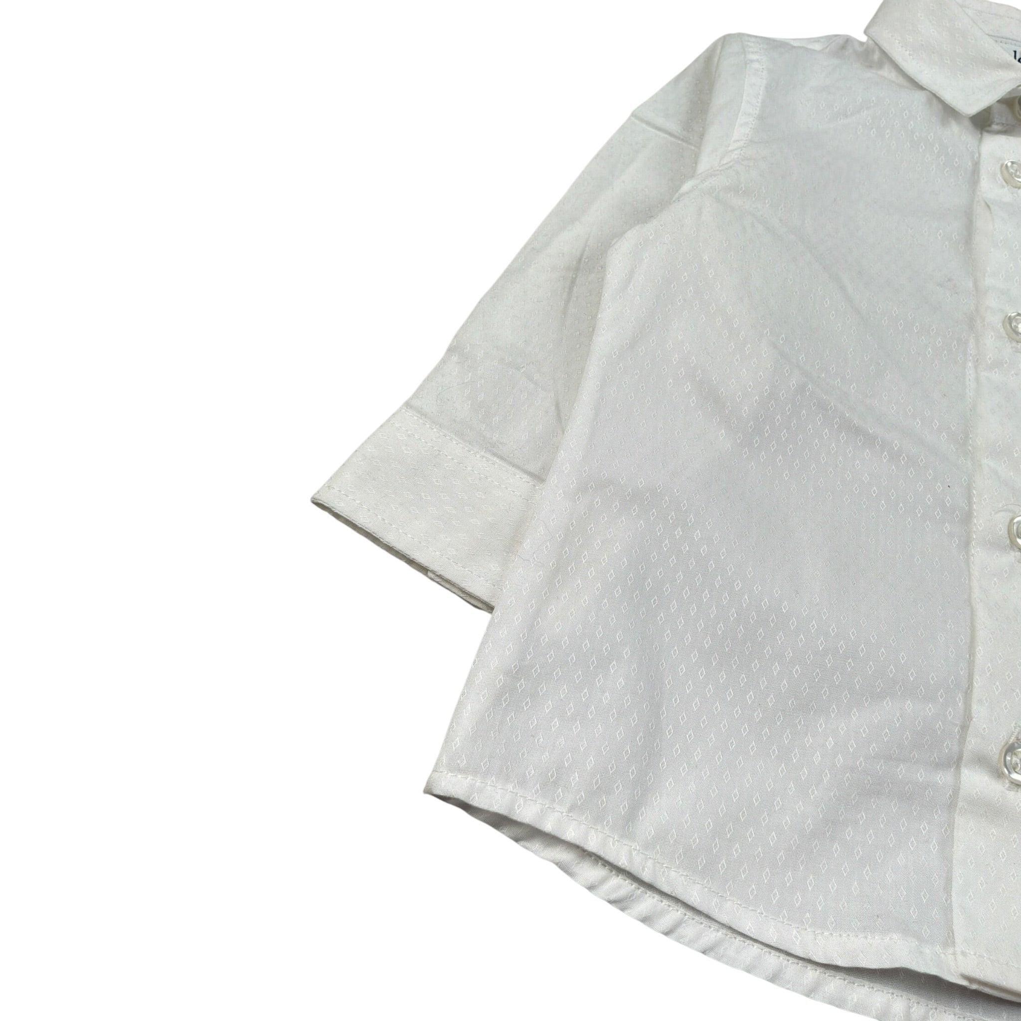 Aletta camicia tinta unita per Neonato MG000421 PANNA ALETTA 
