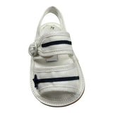 Aletta Sandalo tinta unita con Fantasia Bianco per Neonato STH2071 BIANCO ALETTA 