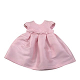 Amaya Abito Mezza Manica tinta unita con Fiocco Rosa per Neonata 554127 ROSA AMAYA 