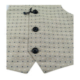 Ambaraba Gilet Tinta Unita Fantasia Pois per Neonato FM33181 BEIGE AMBARABA 