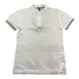 Antony Morato Polo Tinta Unita Mezza Manica per Bambino MKKS00619 BIANCO ANTONY MORATO 