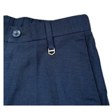 Antony Morato Bermuda Tinta Unita con Elastico In Vita per Bambino MKSH00088 BLU ANTONY MORATO 