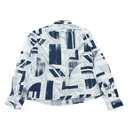 Antony Morato Camicia Tinta Unita con Fantasia Manica Lunga per Bambino MKSL00262X BIANCO/BLU ANTONY MORATO 