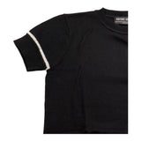 Antony Morato T-Shirt Girocollo Tinta Unita In Fila per Bambino MKSW1269 NERO ANTONY MORATO 
