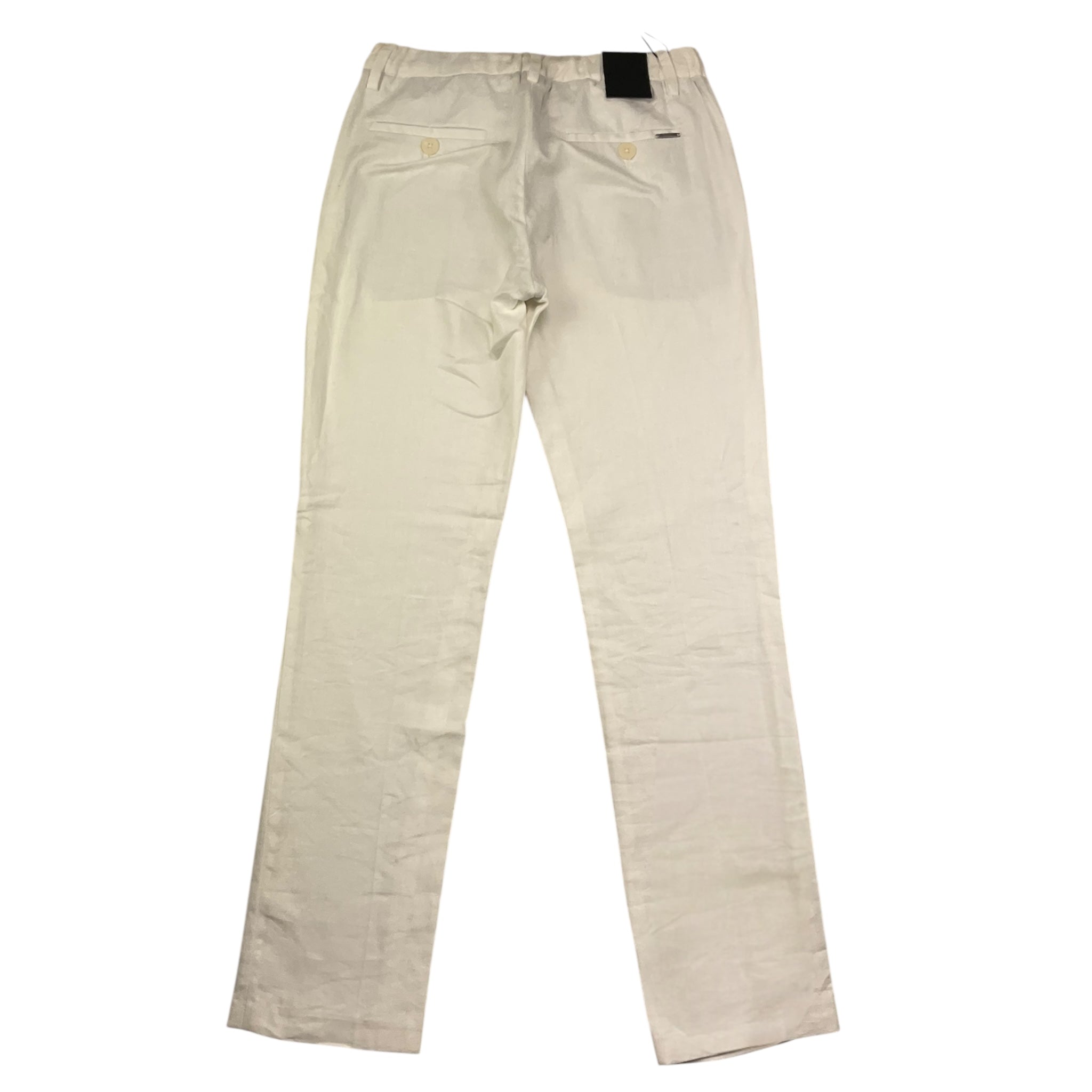 Antony Morato Pantalone Tinta Unita con Elastico In Vita per Bambino MKTR00197 BIANCO ANTONY MORATO 