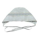 Artesania Infantil Cappello Tinta Unita con Ricami per Neonata 454C PANNA ARTESANIA INFANTIL 