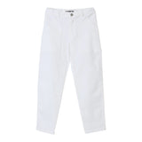 Aspesi Pantalone Tinta Unita con Girovita Regolabile per Bambina A25057PLC6060 BIANCO ASPESI 