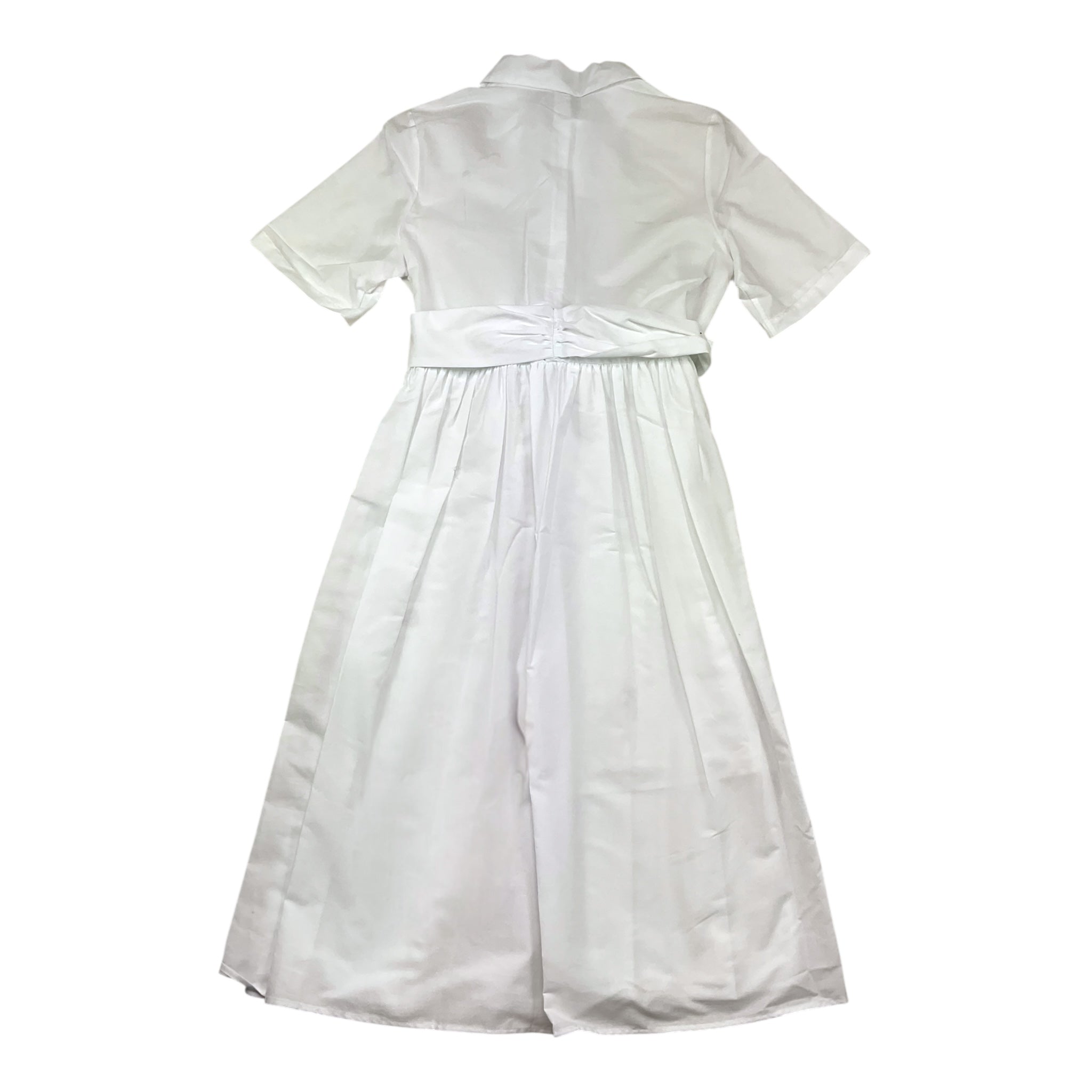 Aspesi Abito Mezza Manica Tinta Unita per Bambina S25012VMC0068 BIANCO ASPESI 