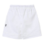 Aspesi Bermuda Tinta Unita con Elastico In Vita per Bambino S25022PBC6058 BIANCO ASPESI 