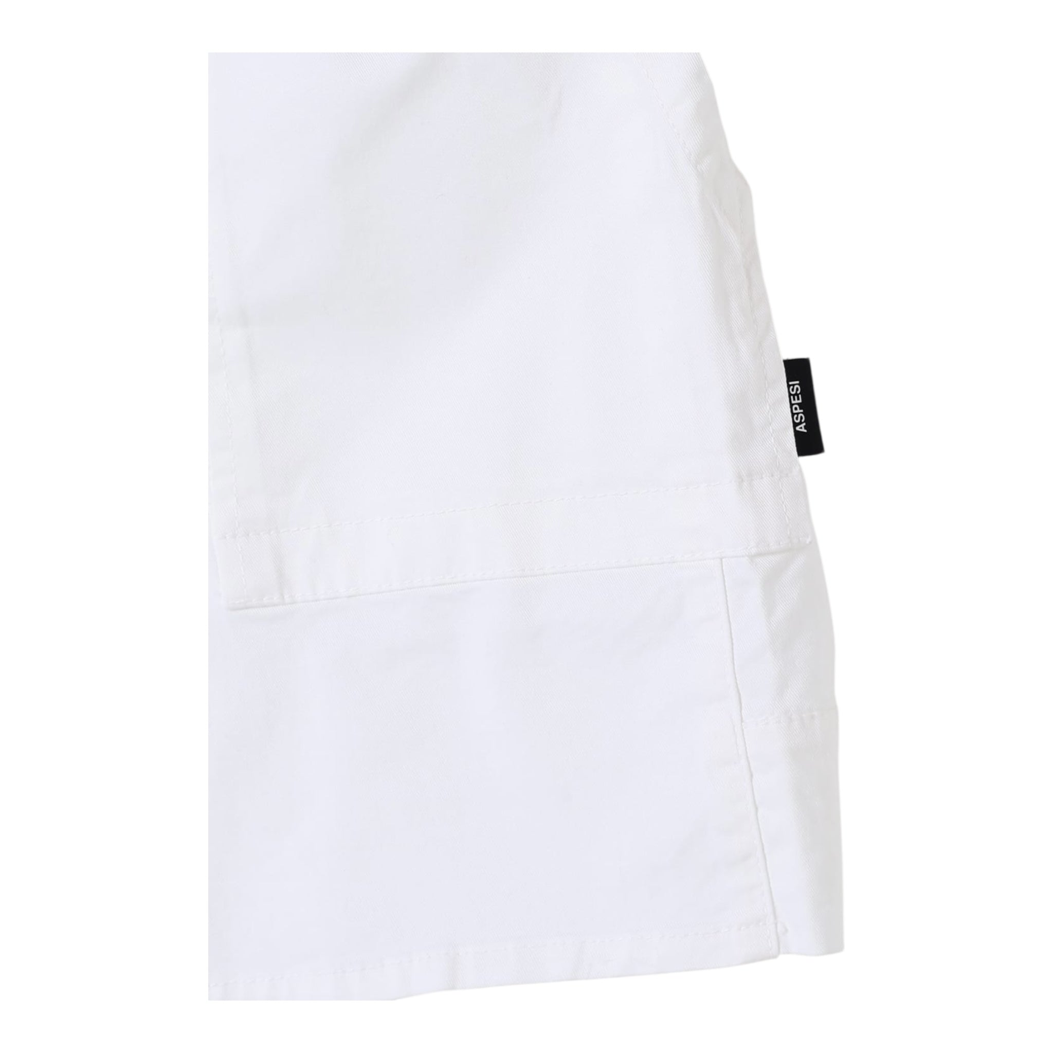 Aspesi Bermuda Tinta Unita con Elastico In Vita per Bambino S25022PBC6058 BIANCO ASPESI 