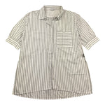 Aspesi Camicia Mezza Manica Tinta Unita Fantasia A Righe per Bambina S25044CLC6065 BIANCO ASPESI 