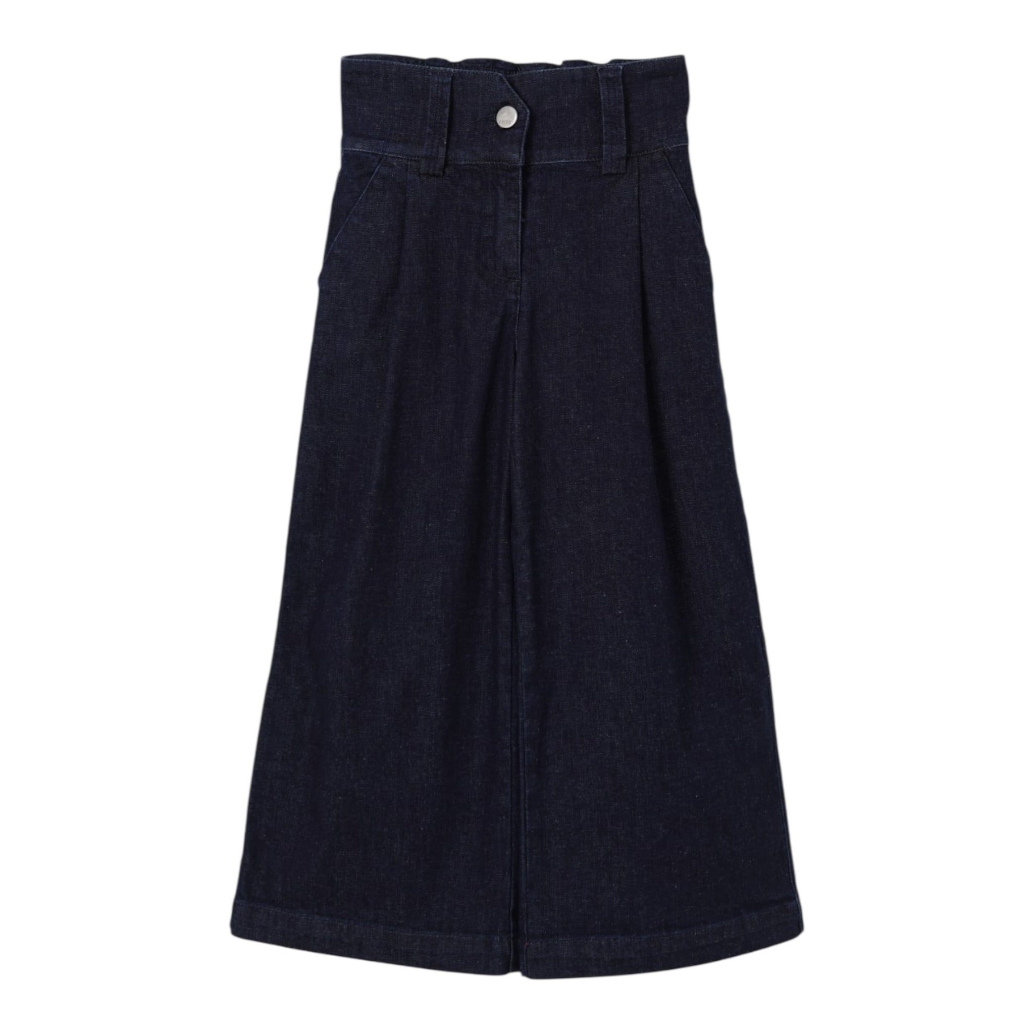 Aspesi Jeans Tinta Unita Modello A Palazzo per Bambina S25082PLJ0050 BLU ASPESI 