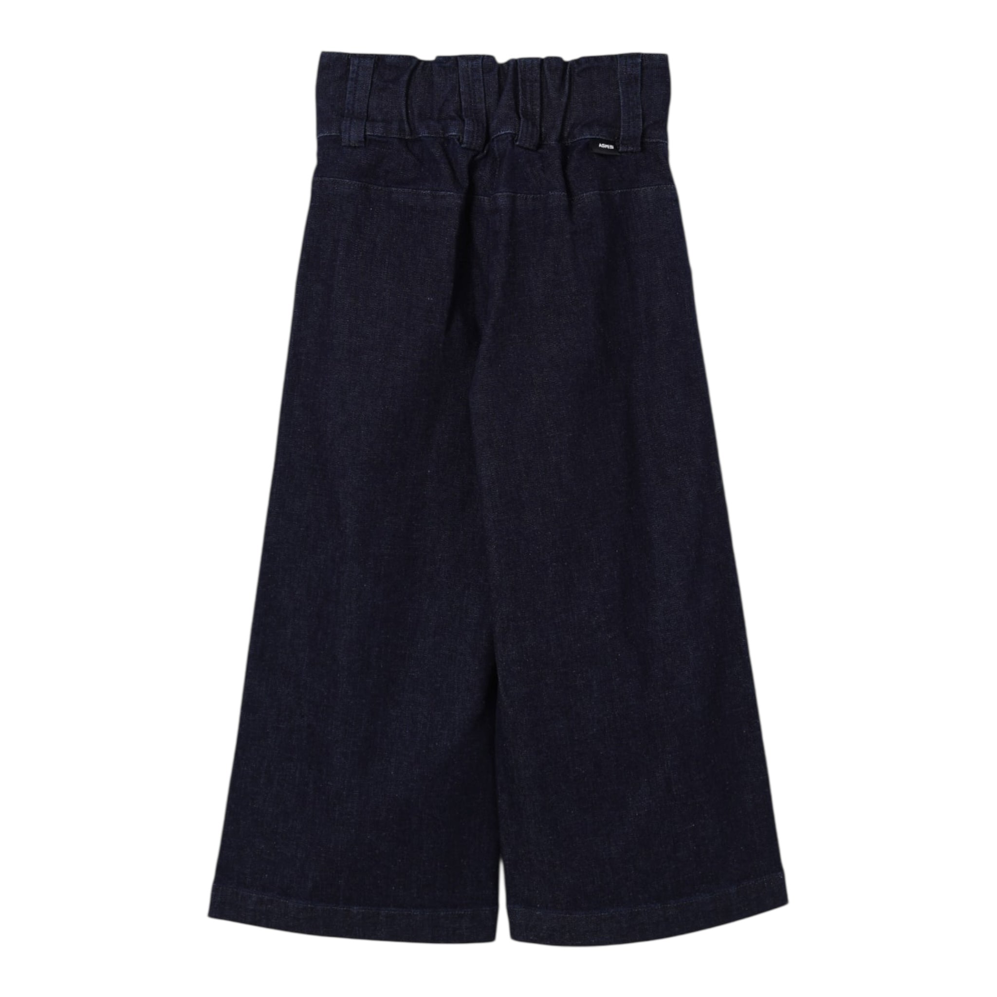 Aspesi Jeans Tinta Unita Modello A Palazzo per Bambina S25082PLJ0050 BLU ASPESI 