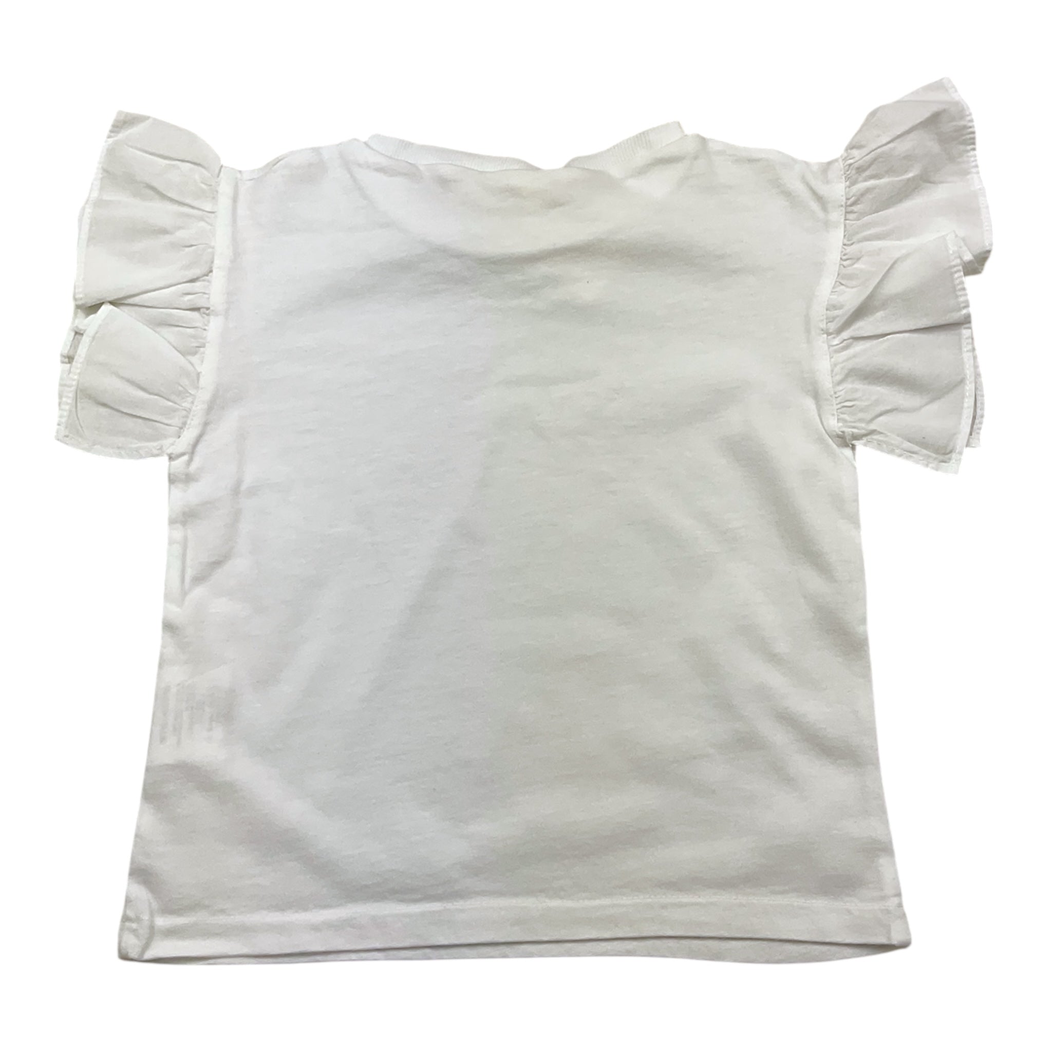 Babe & Tess T-Shirt Girocollo Tinta Unita per Bambina 21518124 BIANCO BABE & TESS 