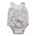 Babidu Pagliaccetto Giromanica Fantasia A Righe per Neonata 12209 BIANCO BABIDU 