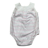 Babidu Pagliaccetto Giromanica Fantasia A Righe per Neonata 12209 BIANCO BABIDU 
