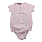 Babidu Pagliaccetto Mezza Manica Tinta Unita per Neonata BBDP ROSA BABIDU 