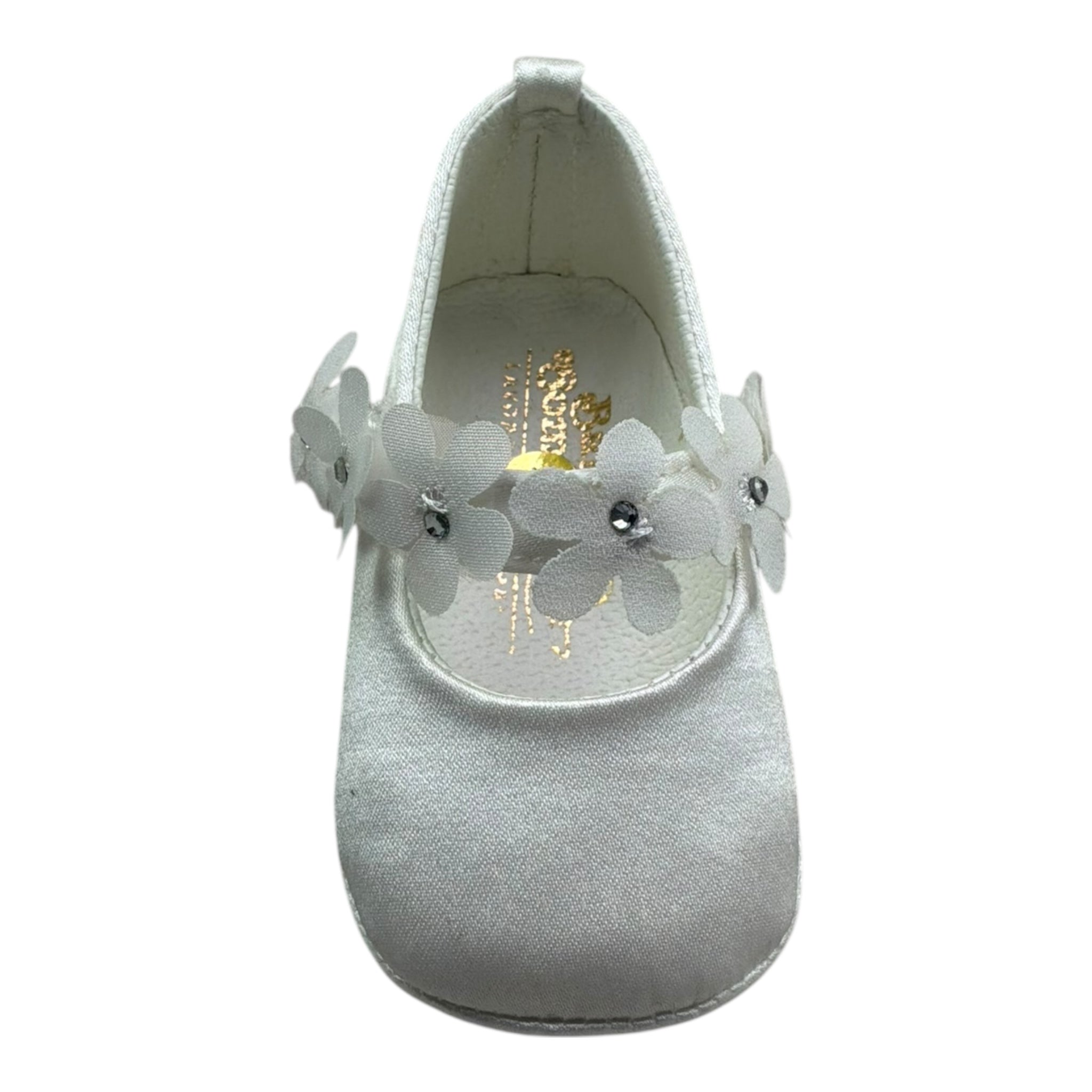 Baby Comfort Ballerina Tinta Unita con Applicazione per Neonata 55 BIANCO BABY COMFORT 