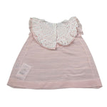 Babyvip Abito Giromanica Tinta Unita con Colletto per Neonata T1394 ROSA BABYVIP 
