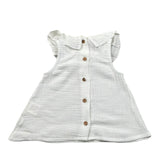 Babyvip Camicia Giromanica Tinta Unita con Colletto per Neonata T1562 BIANCO BABYVIP 