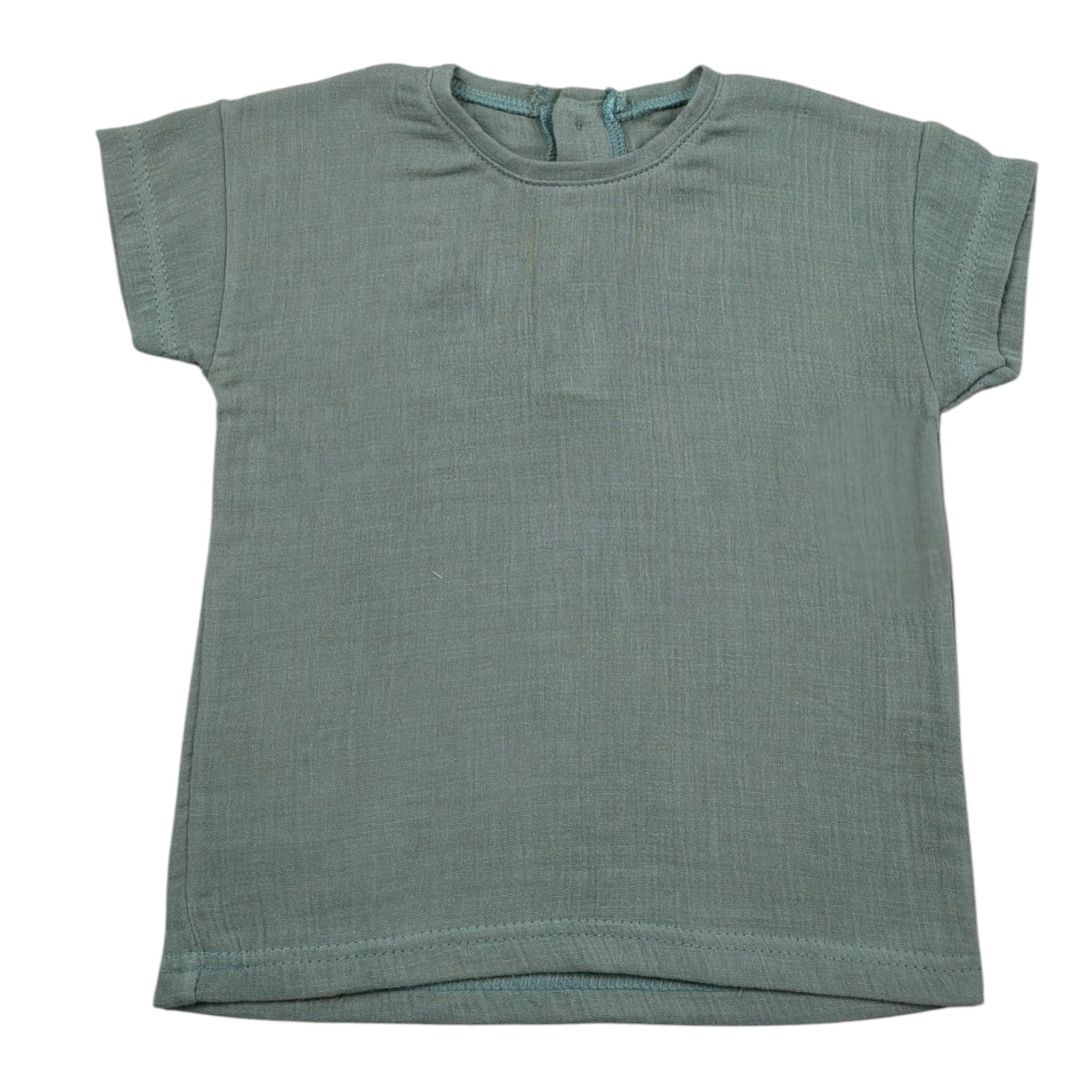 Babyvip T-Shirt Girocollo Tinta Unita per Neonato T7737 VERDE BABYVIP 