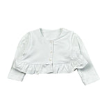 Babyvip Coprispalle Tinta Unita con Bottoni per Neonata T7852 BIANCO BABYVIP 