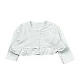 Babyvip Coprispalle Tinta Unita con Bottoni per Neonata T7852 BIANCO BABYVIP 