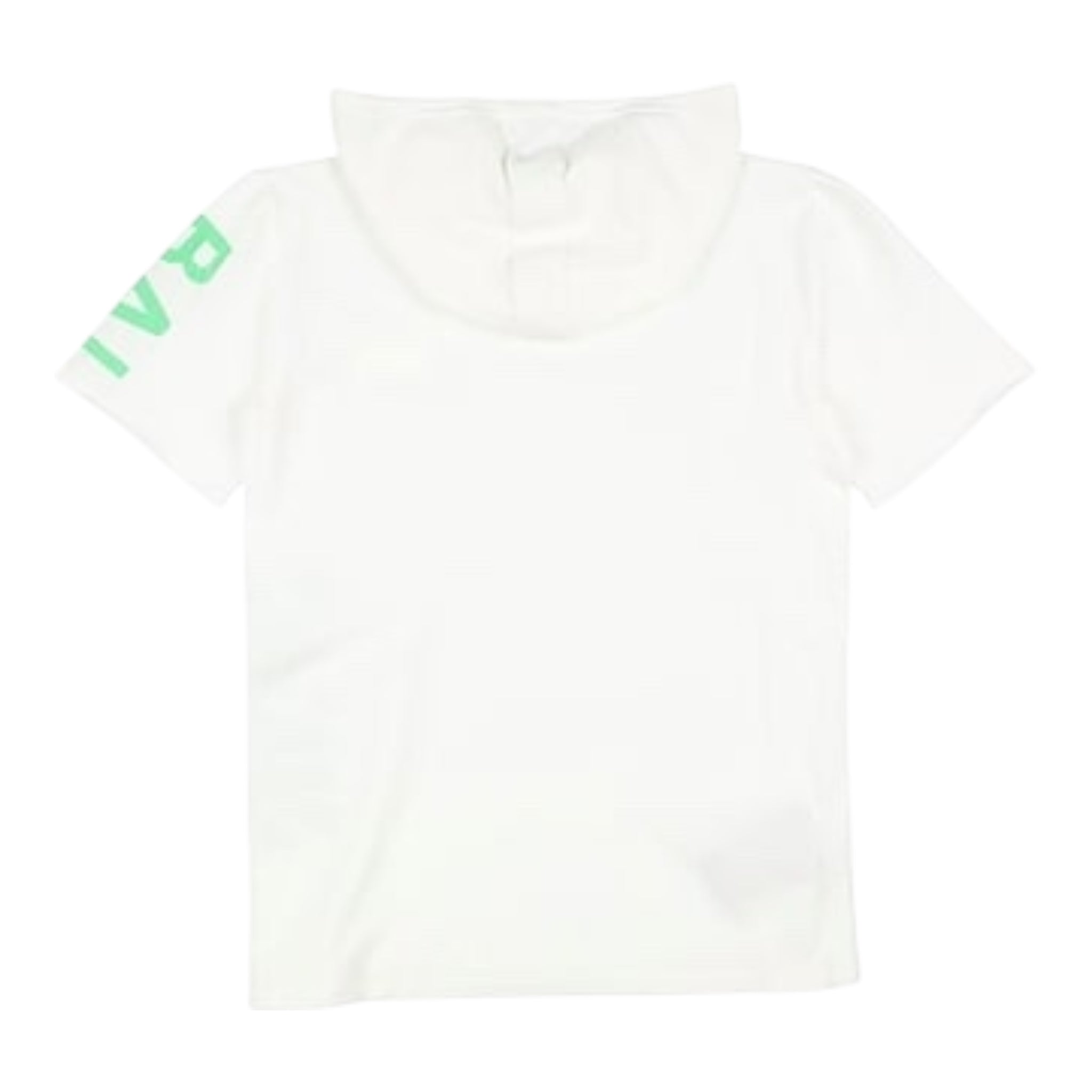 Balmain Felpa Tinta Unita Mezza Manica con Cappuccio per Bambino BU9P51 BIANCO BALMAIN 