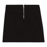 Balmain Gonna Tinta Unita con Bottoni per Bambina BV7A34 NERO BALMAIN 