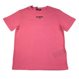 Balmain T-Shirt Girocollo Tinta Unita con Stampa per Bambina BV8R91 ROSA BALMAIN 