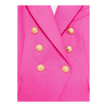 Balmain Giacca Tinta Unita con Bottoni per Bambina BW2A04 FUXIA BALMAIN 
