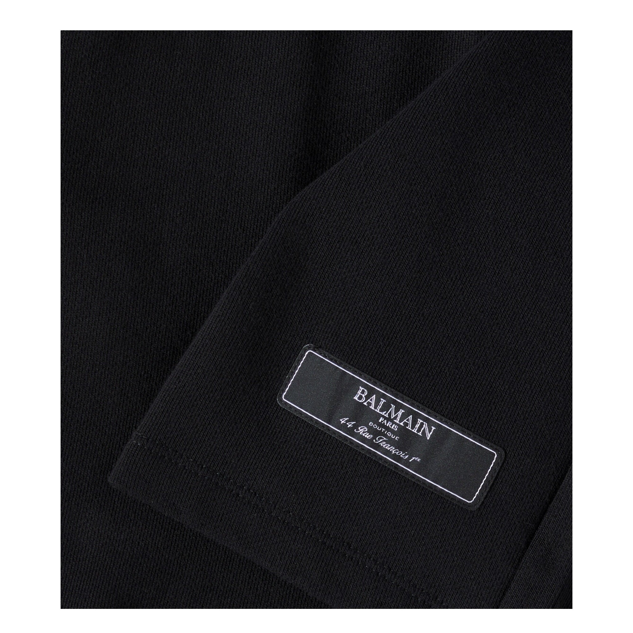 Balmain Bermuda Felpa Tinta Unita con Logo per Bambino BW6P29 NERO BALMAIN 
